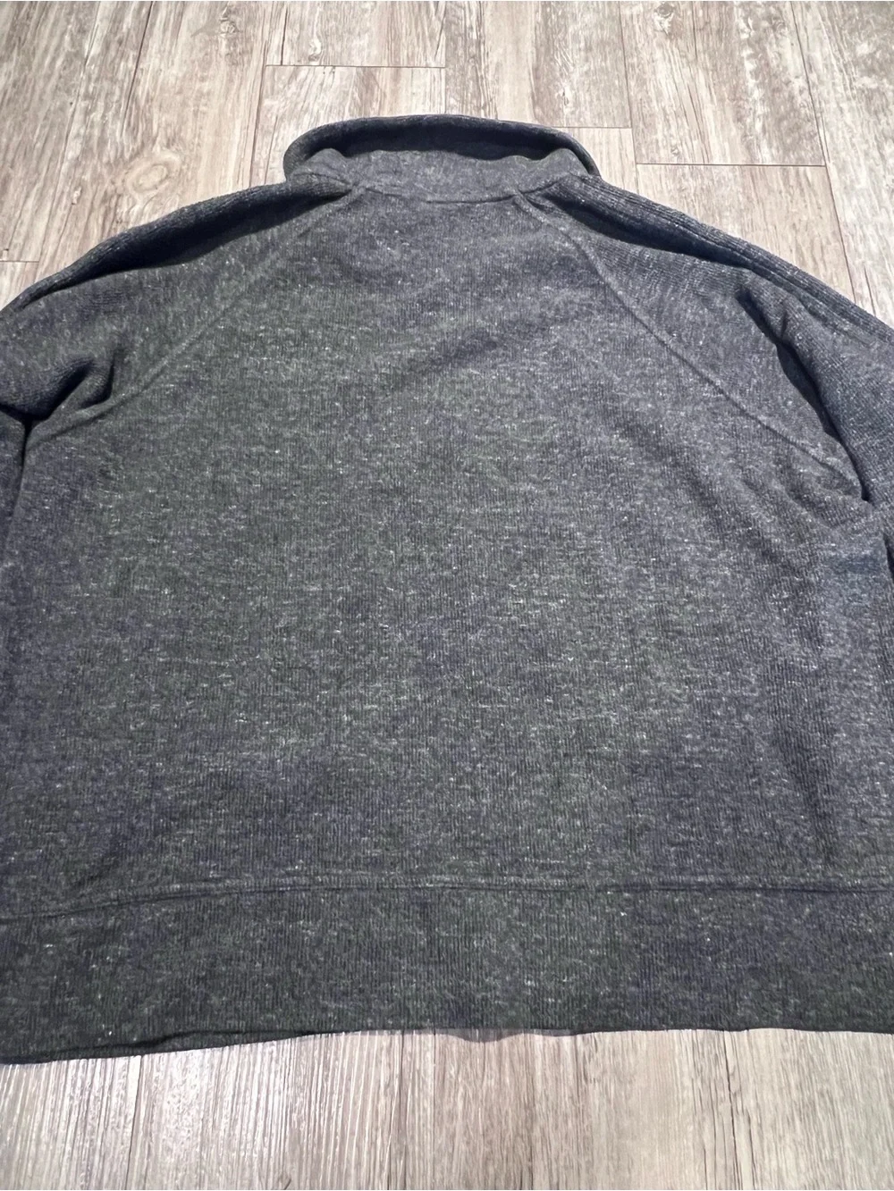 Nike Womens Dark Gray Quarter-Zip Sweater